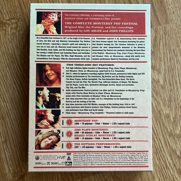 The Complete Monterey Pop Festival DVD Collection - Picture 3 of 14